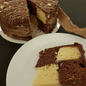 Chocolate Chequerboard Cake